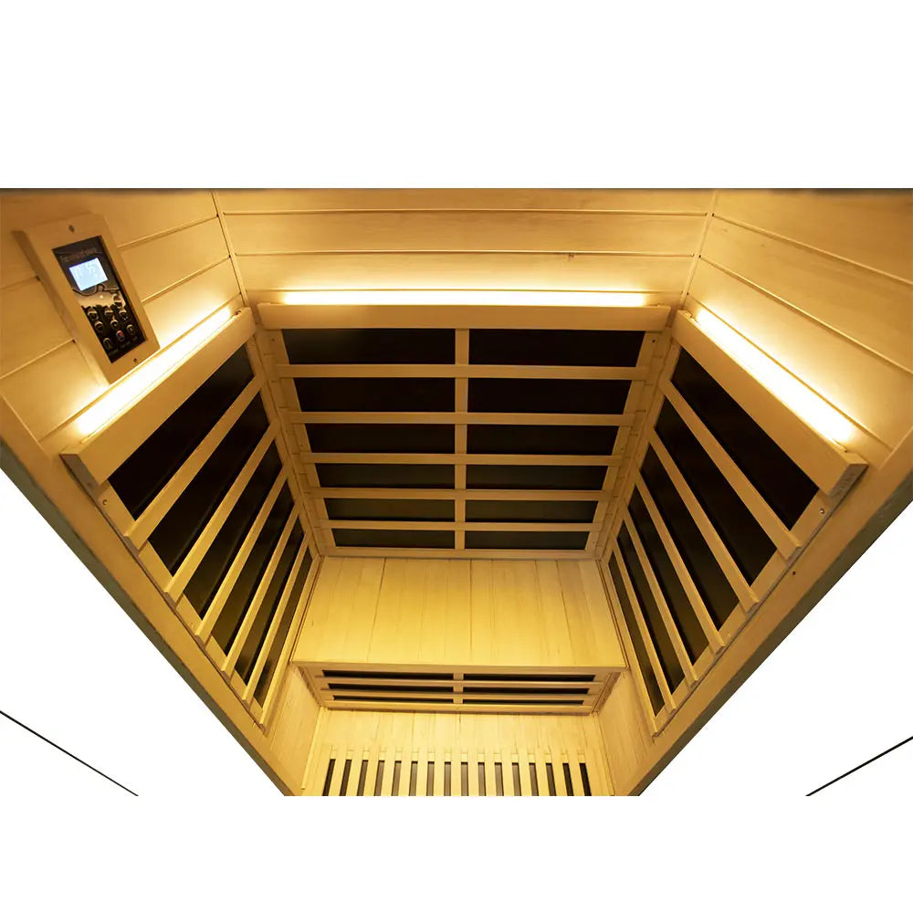 WizziSauna-2 Person Far Infrared Sauna-Hemlock