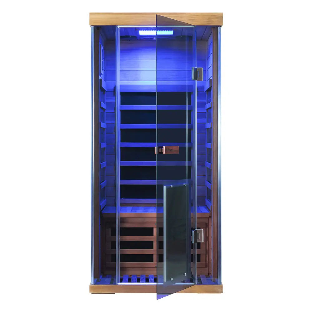 WizziSauna-1 Person Far Infrared Sauna (Red Cedar)