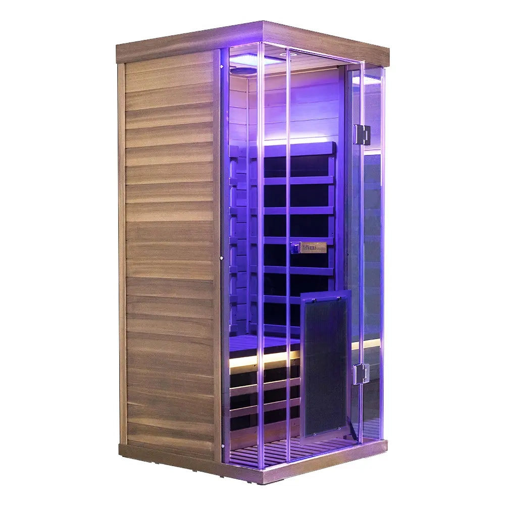 WizziSauna-1 Person Far Infrared Sauna (Red Cedar)