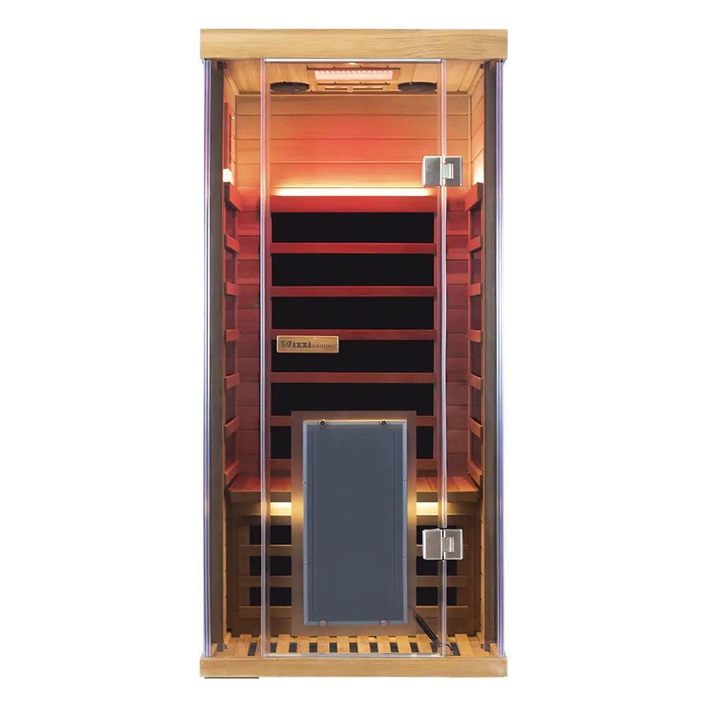 WizziSauna-1 Person Far Infrared Sauna (Hemlock)