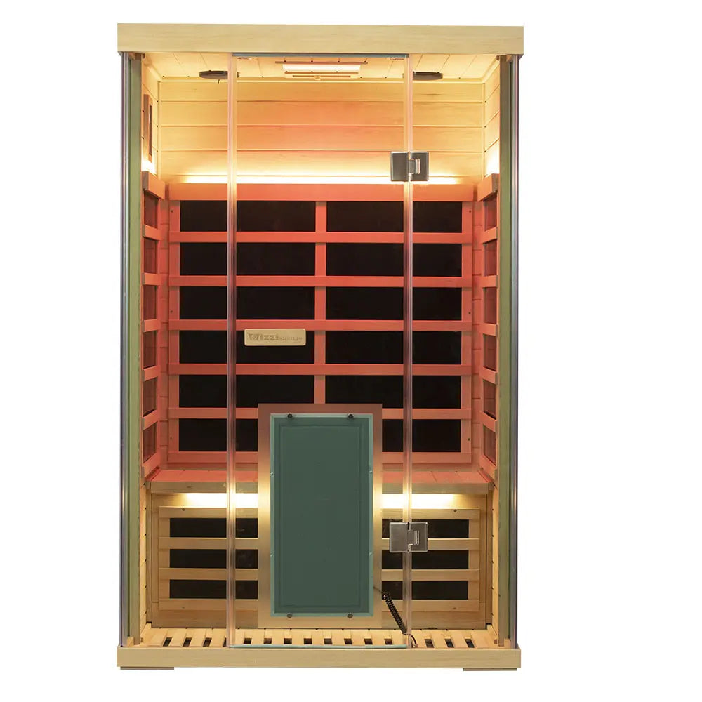 WizziSauna-2 Person Far Infrared Sauna-Hemlock