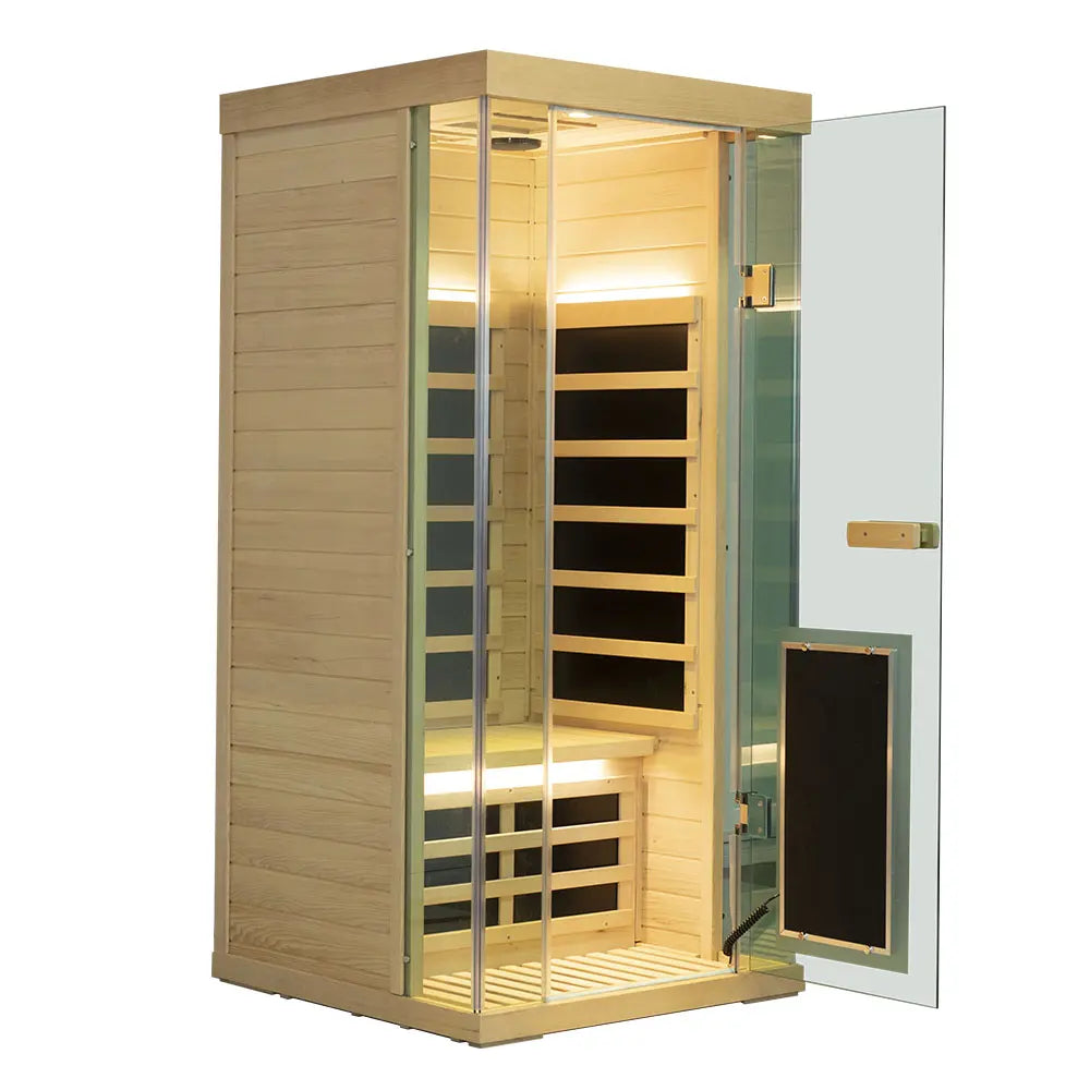 WizziSauna-1 Person Far Infrared Sauna (Hemlock)