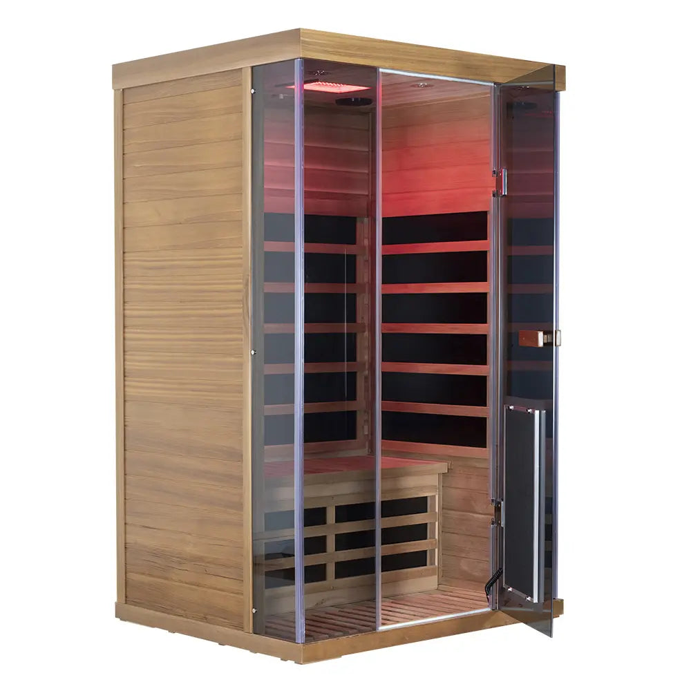 WizziSauna-2 Person Far Infrared Sauna-Red Cedar