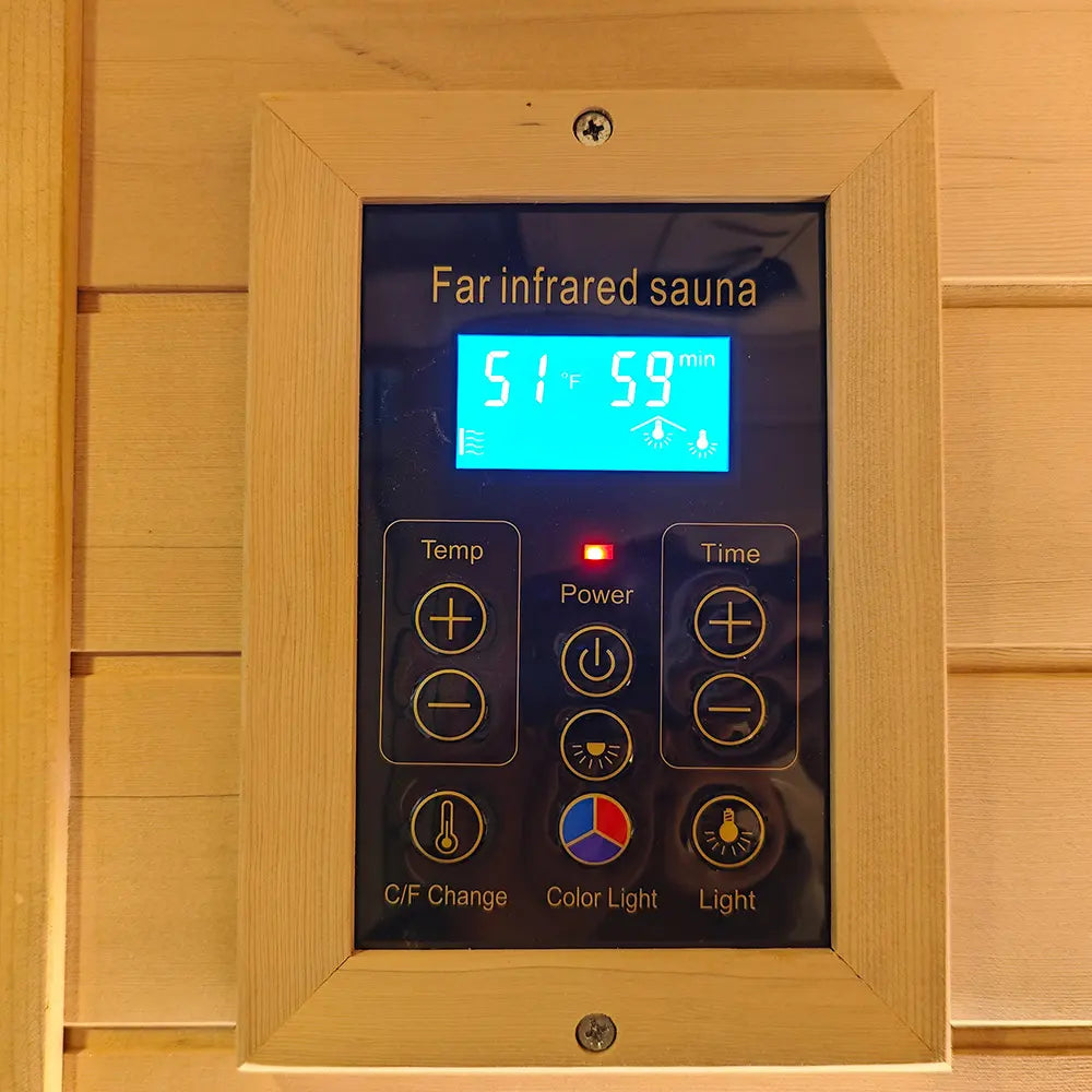 WizziSauna-1 Person Far Infrared Sauna (Hemlock)