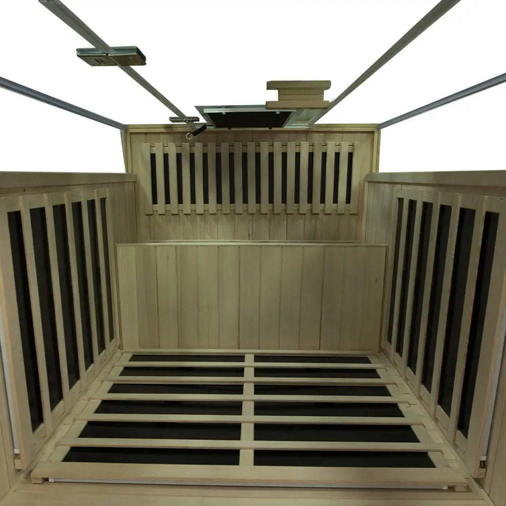 WizziSauna-2 Person Far Infrared Sauna-Hemlock